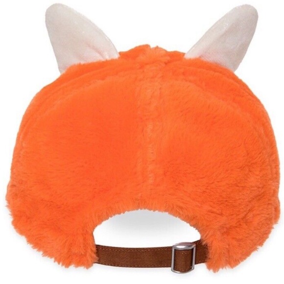 Disney Parks Pixar Turning Red Panda Fuzzy Baseball Cap Hat-Adult One Size-NWT - Picture 3 of 8